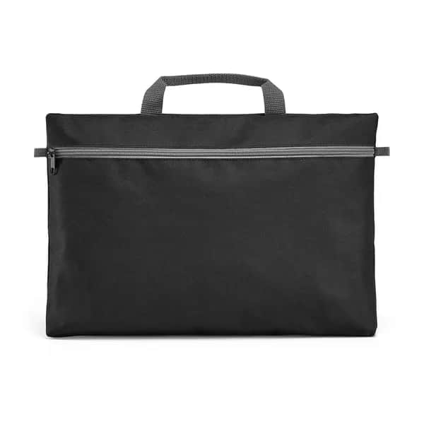 Konferenzmappe 600D Polyester - MILO - Schwarz