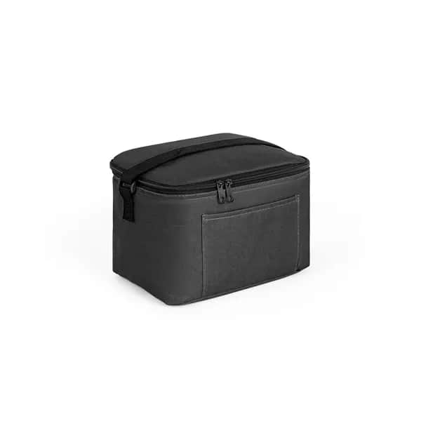 Kühltasche aus recyceltem 600D-Polyester mit verstellbarem Gurtband 7 L - CANCUN - Schwarz