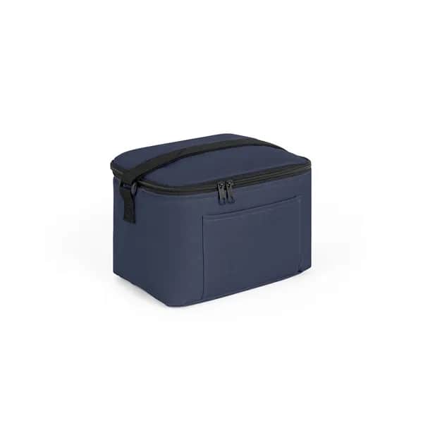 Kühltasche aus recyceltem 600D-Polyester mit verstellbarem Gurtband 7 L - CANCUN - Blau