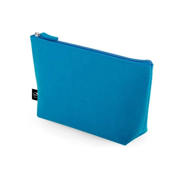 Vielseitige Tasche aus recyceltem Filz (100% rPET) - MALLORCA - Hellblau
