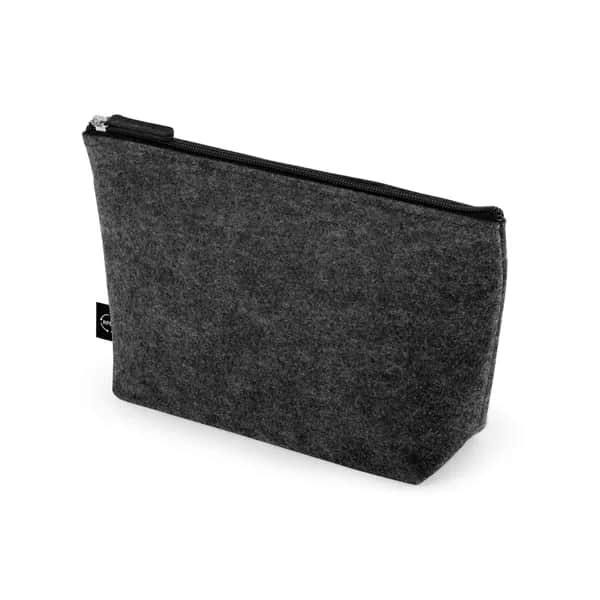 Vielseitige Tasche aus recyceltem Filz (100% rPET) - MALLORCA - Dunkelgrau