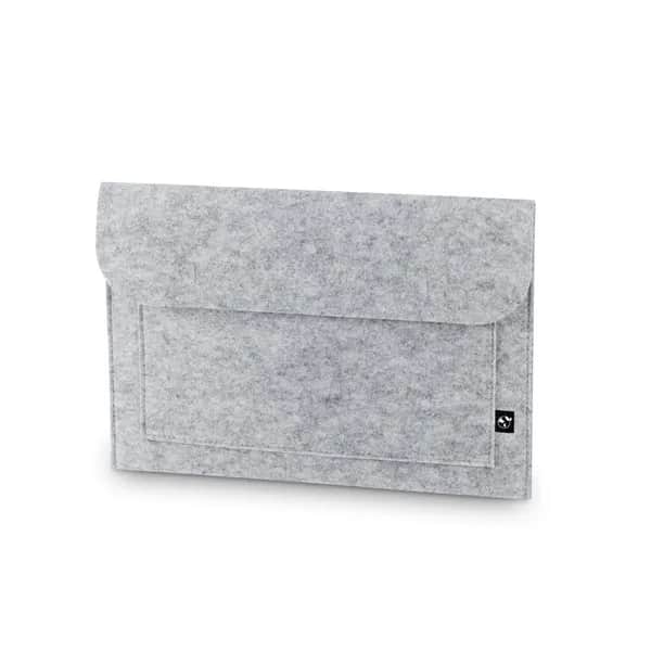 Laptoptasche aus recyceltem Filz (100% rPET) - FELPY SLEEVE - Hellgrau