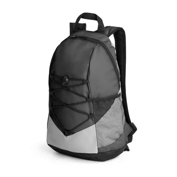 Rucksack aus 600D recyceltes Polyester - TURIM II - Schwarz