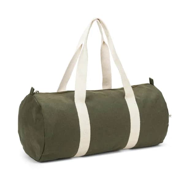 Sporttasche aus recyceltem Baumwolle und recyceltem Polyester (380 g/m²) - SAINT SPORT - Dunkelgrün