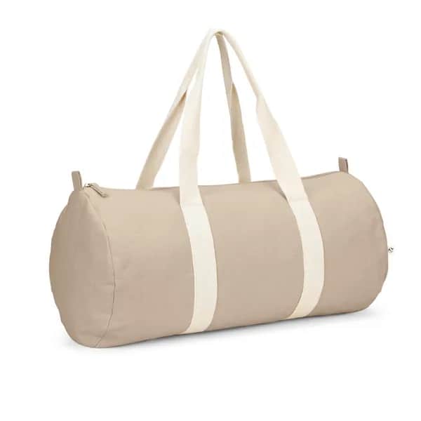 Sporttasche aus recyceltem Baumwolle und recyceltem Polyester (380 g/m²) - SAINT SPORT - Natur