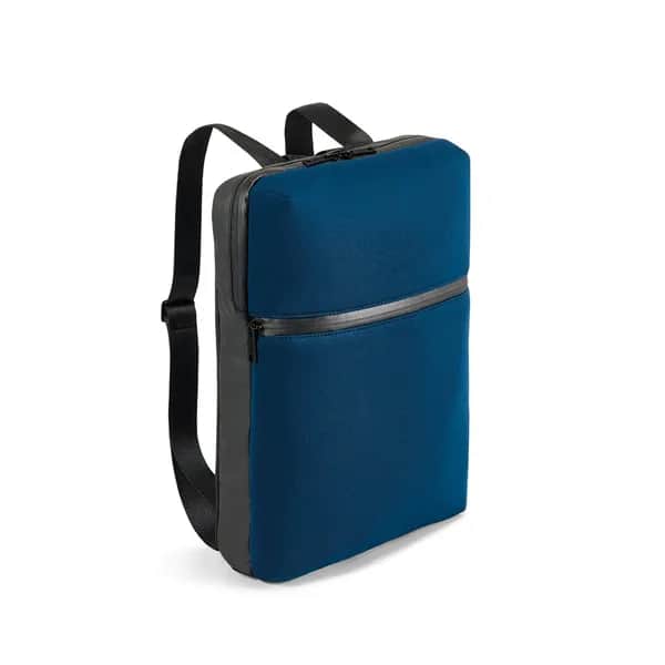 14Laptop-Rucksack aus Softshell und Tarpaulin - URBAN BACKPACK - Blau