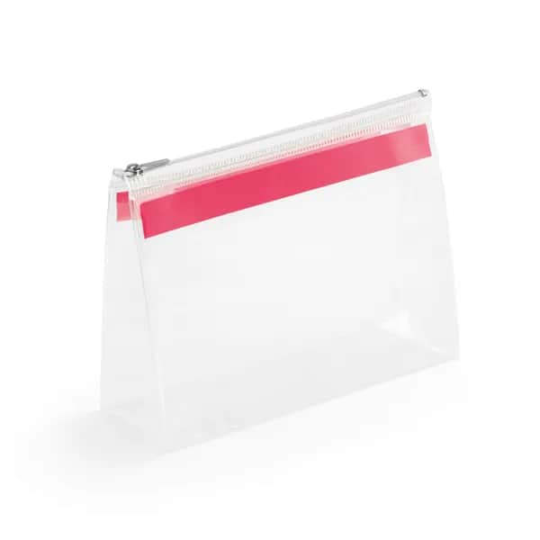 Kulturbeutel aus EVA mit Reißverschluss - CHASTAIN - Rosa
