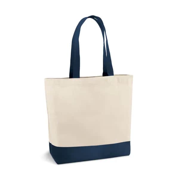 Tragetasche aus 100% Canvas-Baumwolle (280 g/m²) - EDMONTON - Blau