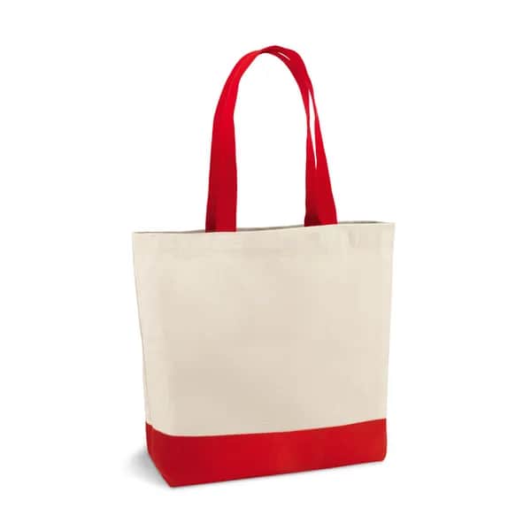 Tragetasche aus 100% Canvas-Baumwolle (280 g/m²) - EDMONTON - Rot