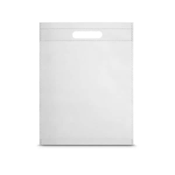 Einkaufstasche aus Non-woven (80 g/m²) - ROTERDAM - Weiß