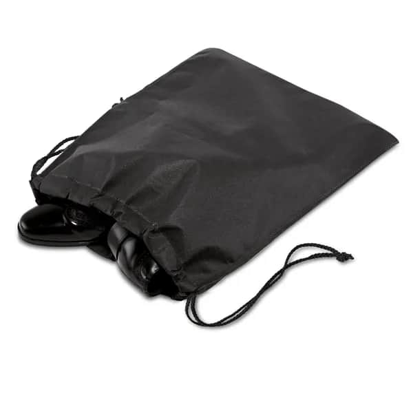 Schuhbeutel aus Vliesstoff (80 g/m²) - GWENNO - Schwarz