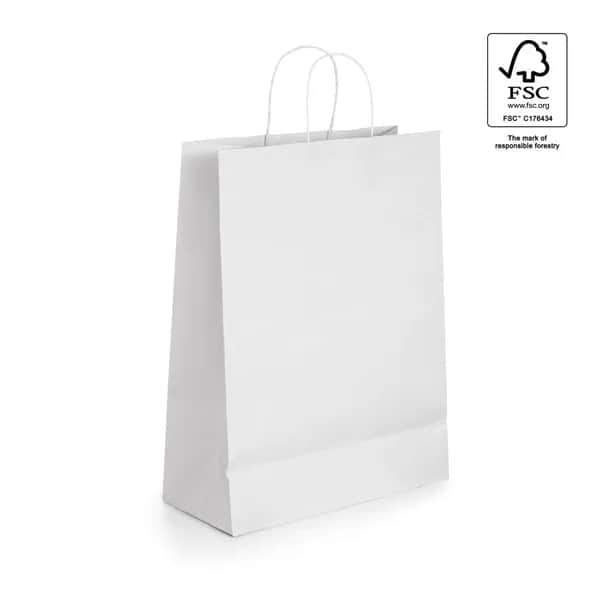 Tragetasche aus Kraftpapier (90 g/m²) - CITADEL - Weiß