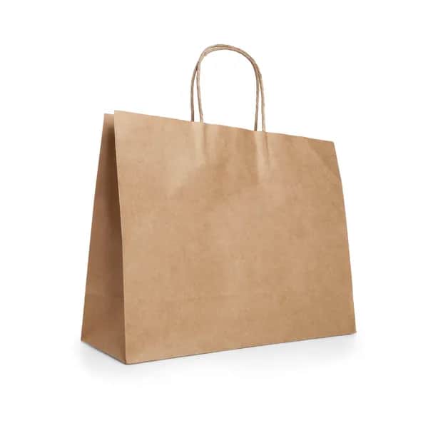 Tragetasche aus Kraftpapier (115 g/m²) - KIRA - Natur