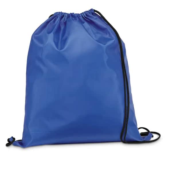210D Rucksacktasche mit schwarzen Zugbändern - CARNABY - Königsblau