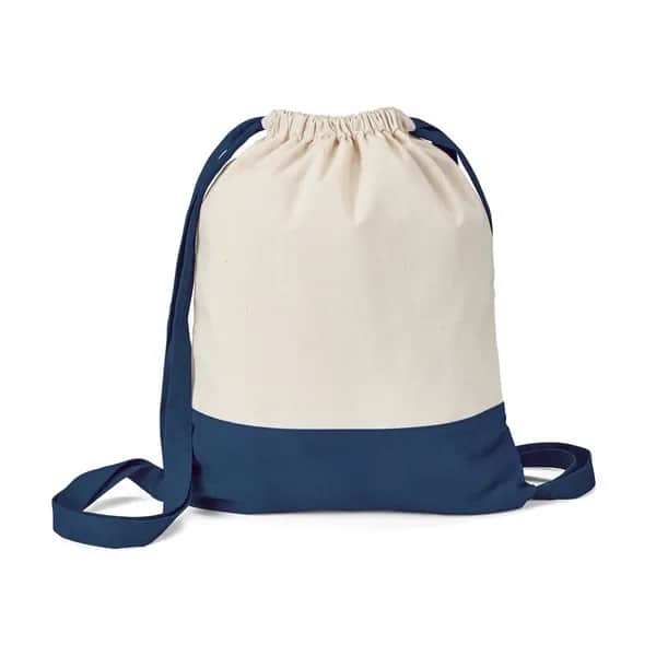 Turnbeutel aus 100% Baumwolle (180 g/m²) - ROMFORD - Dunkelblau