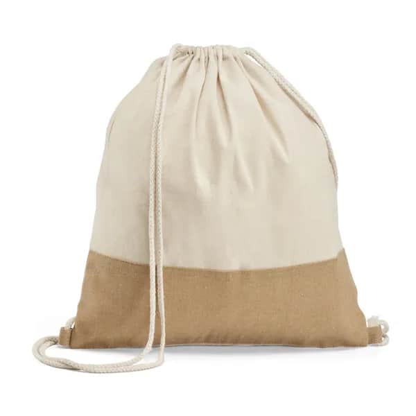 Turnbeutel aus 100% Baumwolle (160 g/m²) - SABLON - Natur