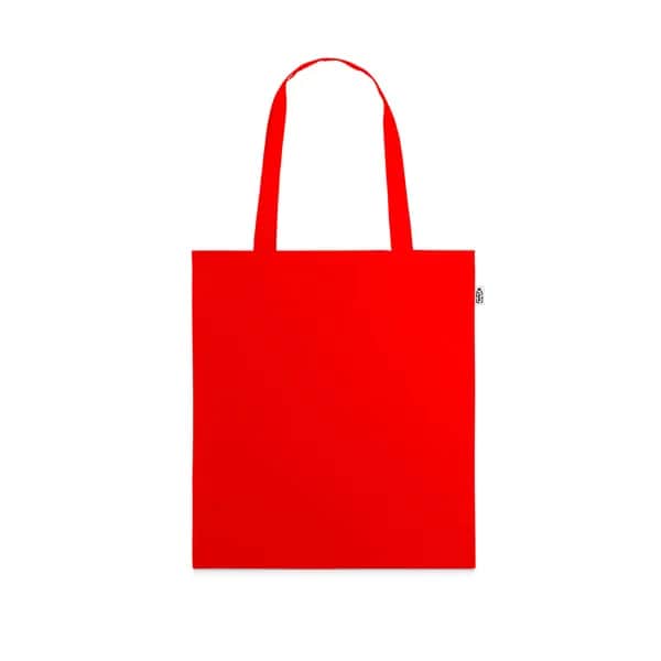 Tragetasche aus 190T Polyester aus recyceltem (100% rPET) - MAPUTO - Rot