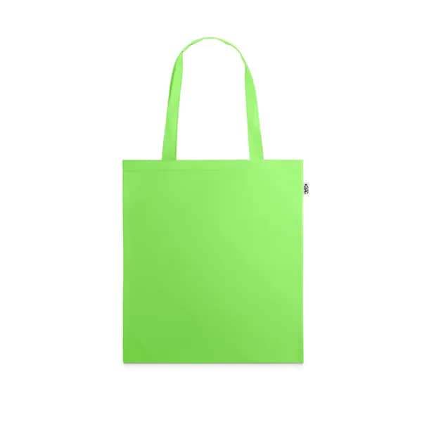 Tragetasche aus 190T Polyester aus recyceltem (100% rPET) - MAPUTO - Hellgrün