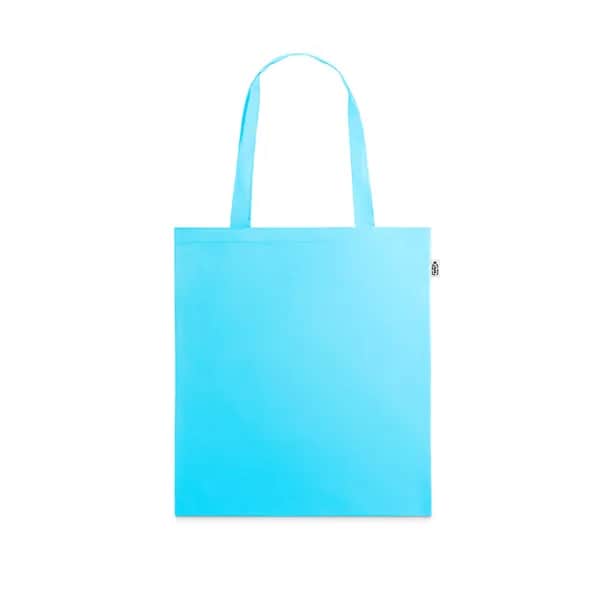 Tragetasche aus 190T Polyester aus recyceltem (100% rPET) - MAPUTO - Hellblau