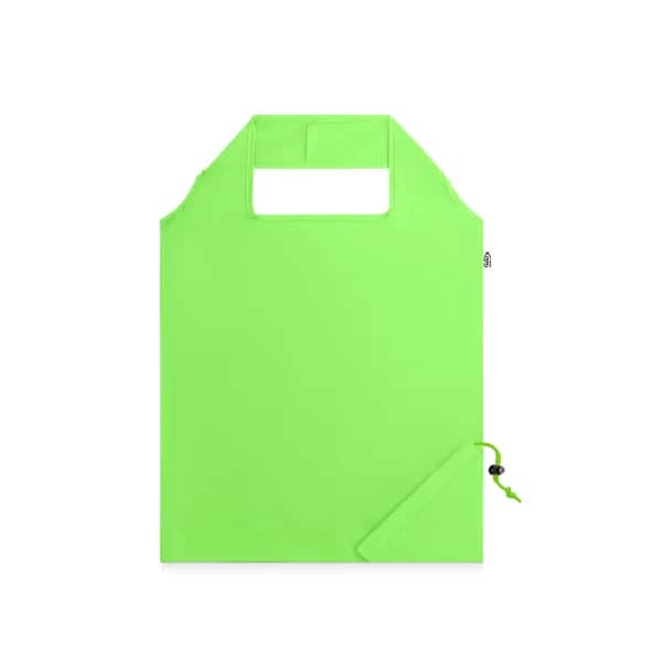 Faltbare Tragetasche aus 190T Polyester aus recyceltem (100% rPET) - BEIRA - Hellgrün