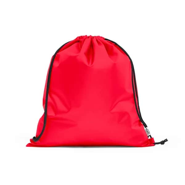 Turnbeutel aus 190T Polyester aus recyceltem (100% rPET) - PEMBA - Rot