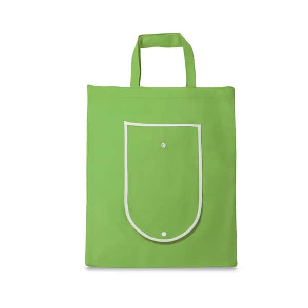 Faltbare Einkaufstasche aus Non-woven (80 g/m²) - ARLON - Hellgrün