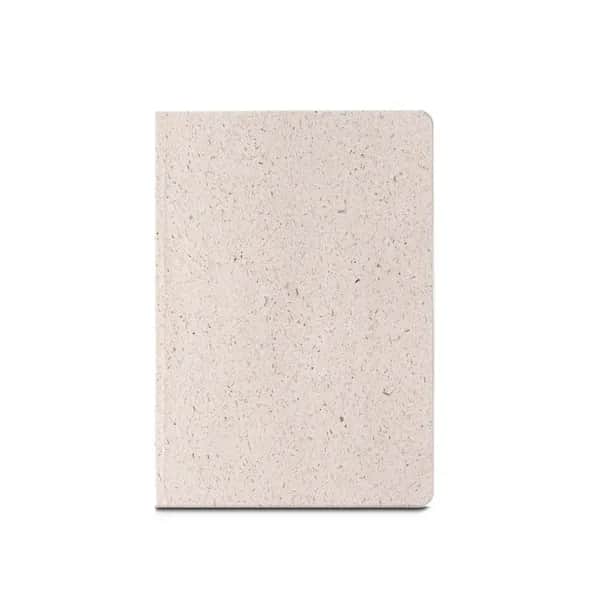 Notizbuch A5 mit semi-flexiblem Cover aus Elefantendung (80%) - ORGANIC SEMI-RIGID - Naturhell