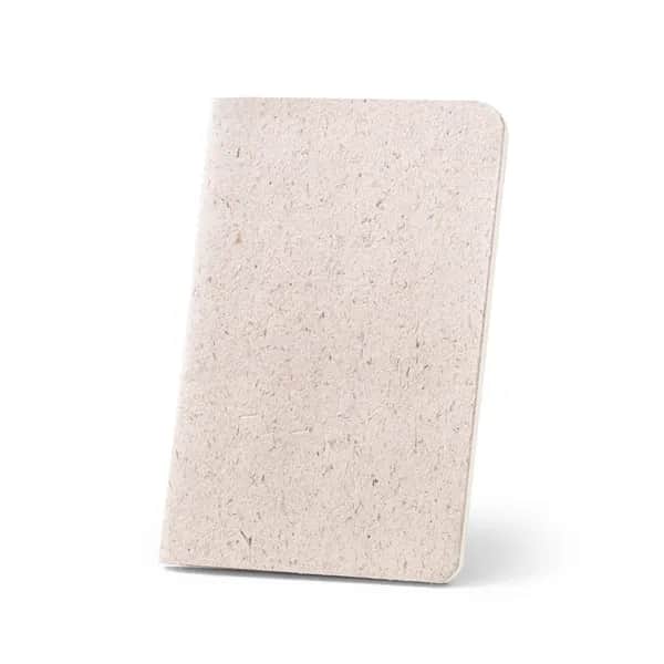Notizbuch A6 mit flexiblem Cover aus Elefantendung (80%) - ORGANIC SOFT - Naturhell