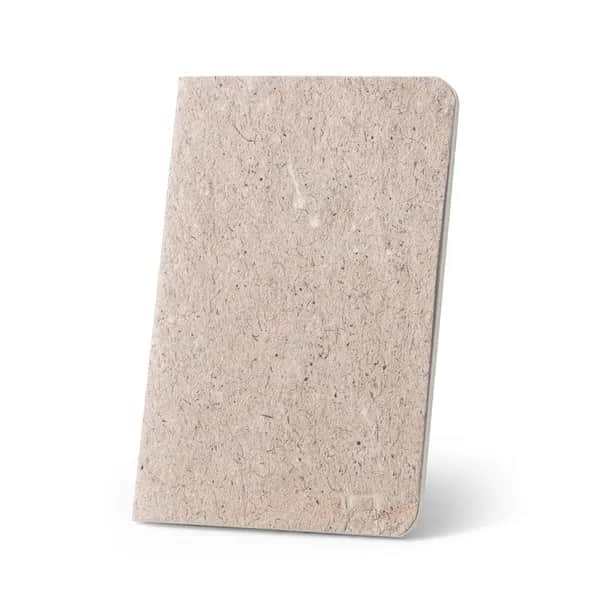 Notizbuch A6 mit flexiblem Cover aus Teeblattverwertung (65%) - TEAPAD SOFT - Natur