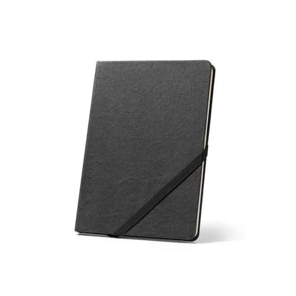 A5-Notizblock mit Hardcover, hergestellt aus wasserfestem Papier - HUXLEY - Schwarz
