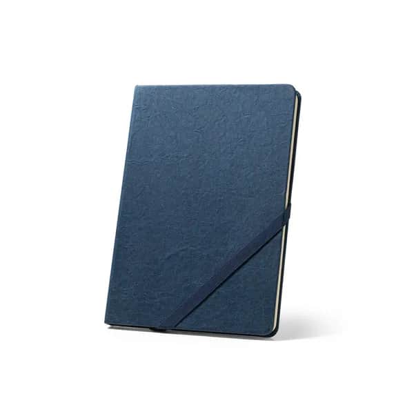 A5-Notizblock mit Hardcover, hergestellt aus wasserfestem Papier - HUXLEY - Blau