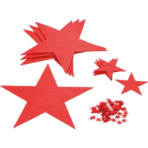 Filz Sterneset CATERINA - rot