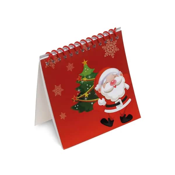 Weihnachts-Malblock - ERZU - Rot
