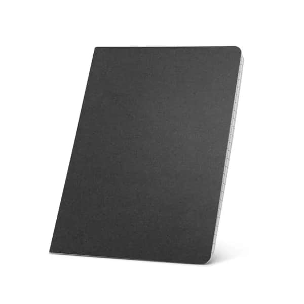 Notizbuch A5 mit linierten Blättern - ECOWN - Schwarz