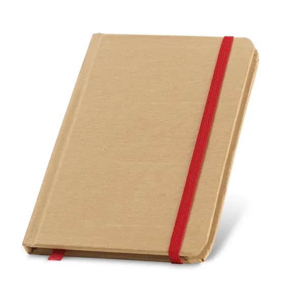 Notizbuch mit Hardcover aus Karton, 160 unlinierten - FLAUBERT - Rot