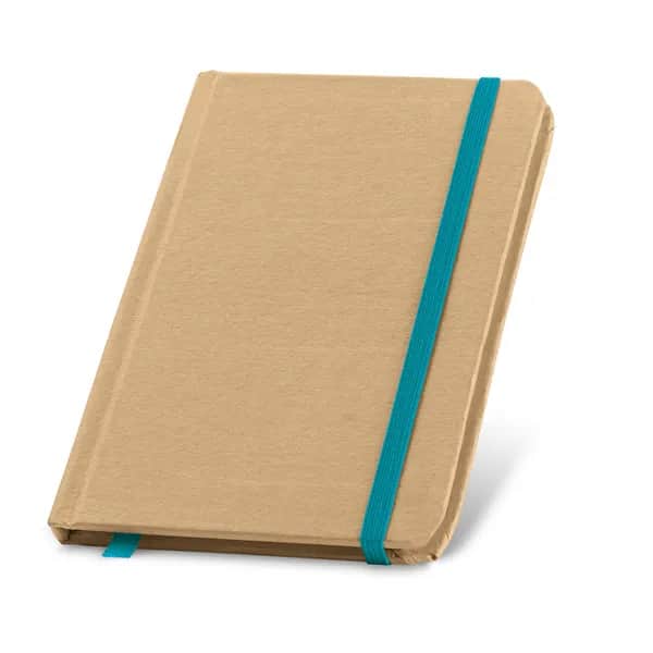 Notizbuch mit Hardcover aus Karton, 160 unlinierten - FLAUBERT - Hellblau
