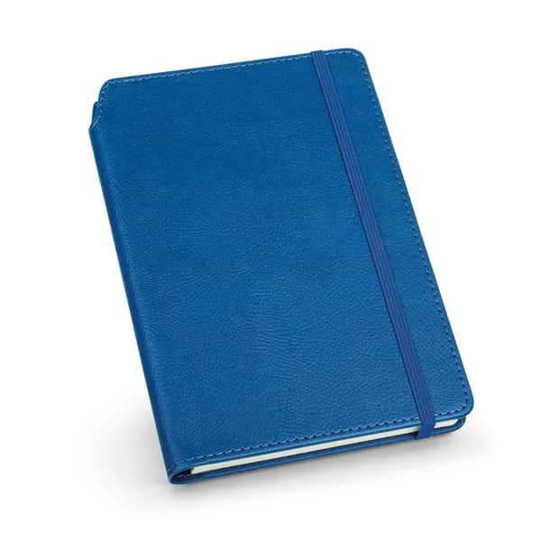 A5 Notizbuch aus PU mit linierten Blättern - MORIAH - Blau