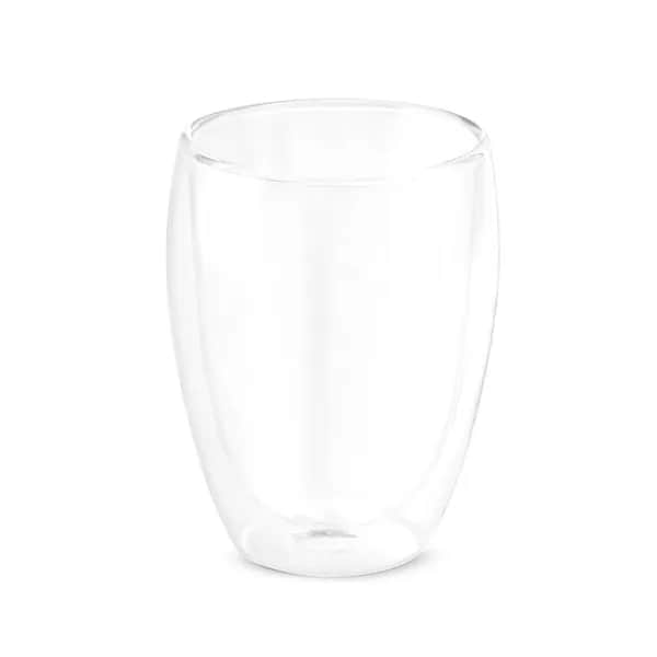 Set aus 2 Borosilikatglas bechern - MACHIATO DUO - Transparent