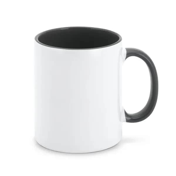 Keramikbecher ideal für Sublimation - MOCHA - Schwarz