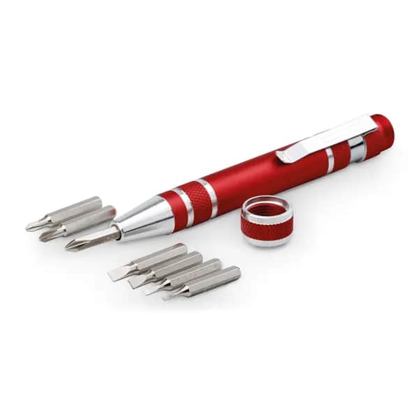Werkzeug aus Metall - TOOLPEN - Rot