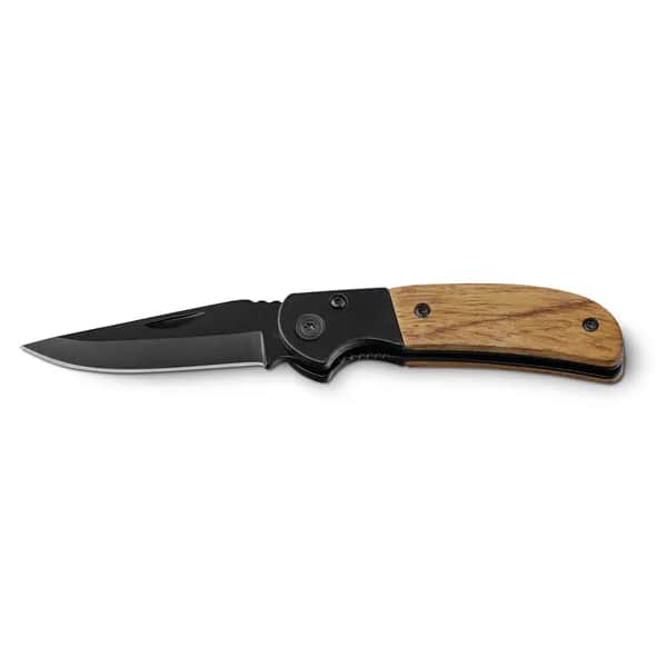 Taschenmesser aus Edelstahl und Holz - SPLIT - Natur