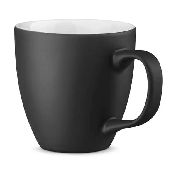Becher aus Hydroglasur-Porzellan mit 450 ml Fassungsvermögen - PANTHONY MAT - Schwarz