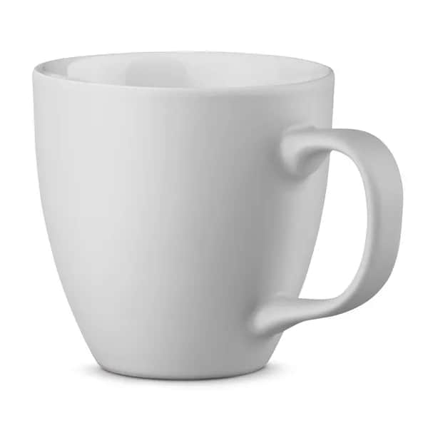 Becher aus Hydroglasur-Porzellan mit 450 ml Fassungsvermögen - PANTHONY MAT - Weiß