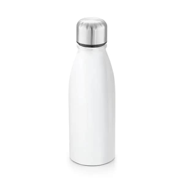 500 ml Aluminium-Sportflasche - BEANE - Weiß