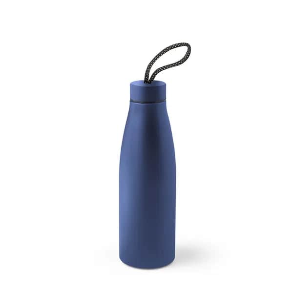 Trinkflasche aus 90% recyceltem Edelstahl 710 mL - MORGAN - Dunkelblau