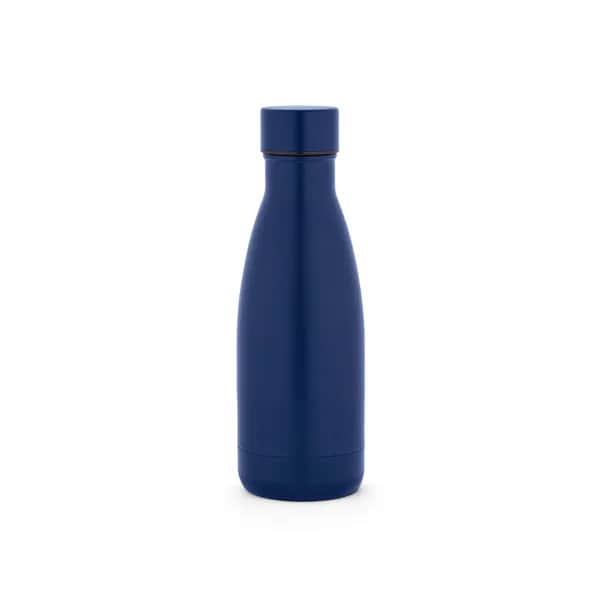Thermoskanne aus 90% recyceltem Edelstahl 400 mL - RE-BUFFON S - Dunkelblau