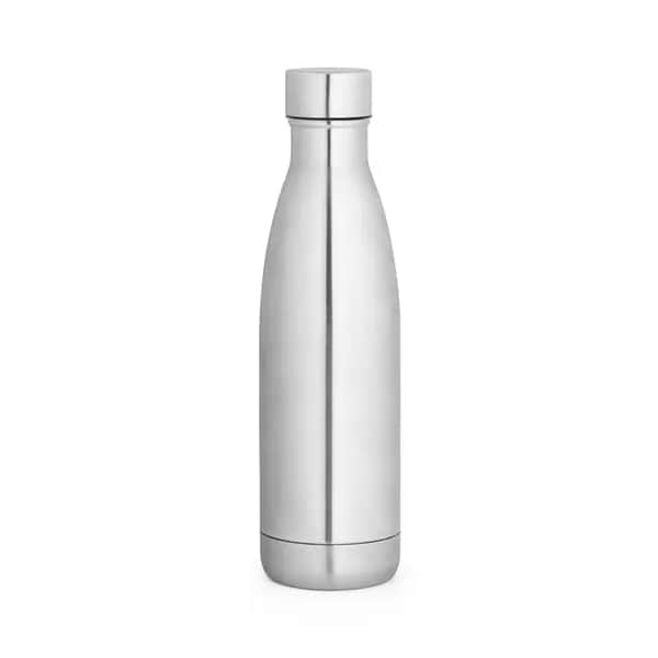 Thermoskanne aus 90% recyceltem Edelstahl 520 mL - RE-BUFFON M - Satinsilber