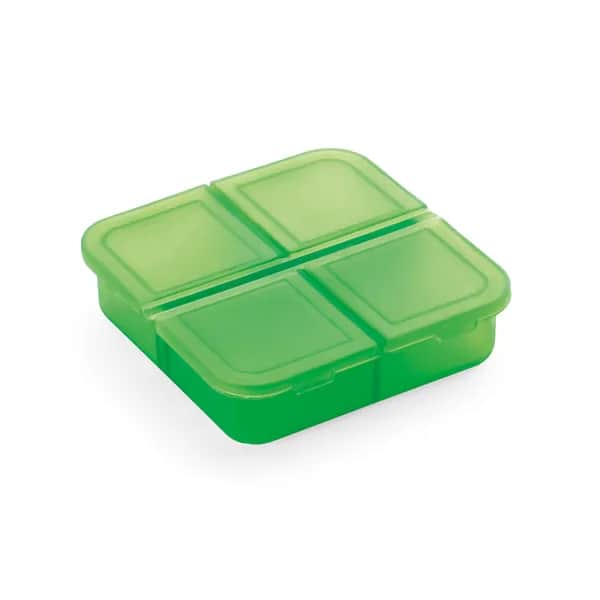 Tablettenbox mit 4 Fächern - ROBERTS - Hellgrün