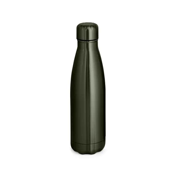 Edelstahlflasche 510 mL mit mattem Metallic-Finish - SHOW METALLIC - Gewehrmetall
