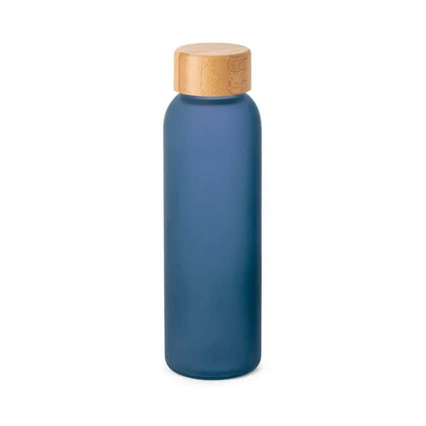 Trinkflasche aus Mattglas 500ml - LILLARD GLASS - Königsblau